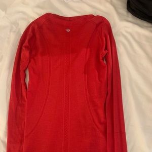 Lululemon Swiftly Tech Long Sleeve Red